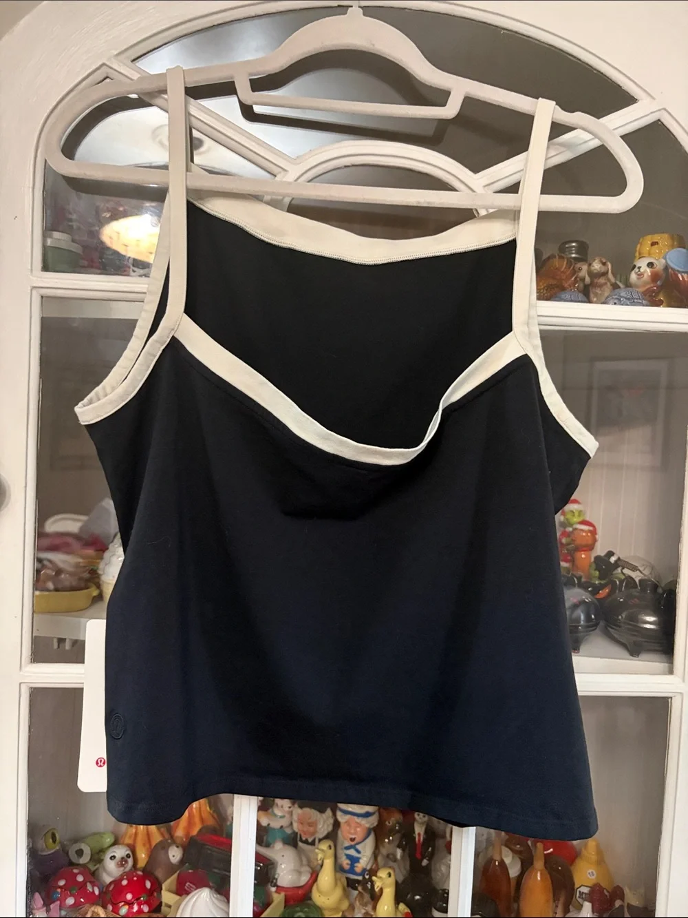 lululemon athletica NWT Organic Cotton High Neck Ringer Tank XL